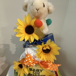 Baby Shower Diaper Cake- $20