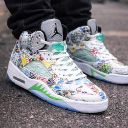 Brand New Air Jordan 5 Retro Custom – Size 8, 9.5