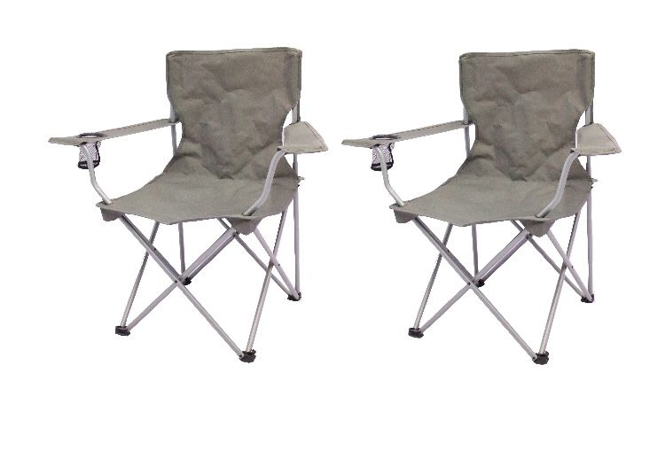 Ozark Trail Chair 2 Pack Gray Color j6-1523