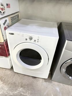 Amana whirlpool Electric Dryer, drying machine,  Clean, tested and ready to go. You may test at my location.
60 day warranty on all appliances. (If it