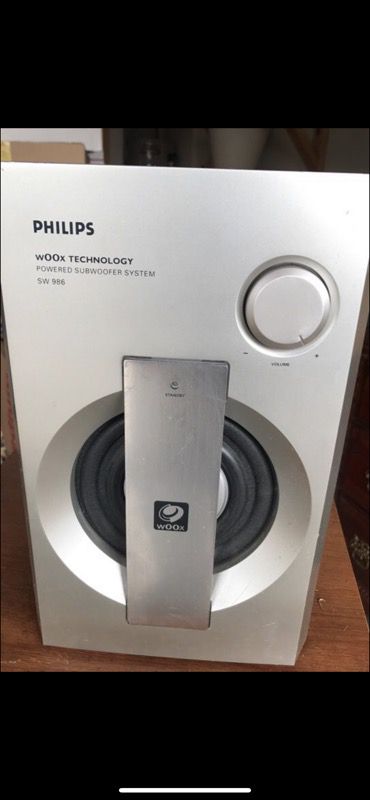 Philips Woox surround powered subwoofer. SW986 for Sale San Antonio, TX -