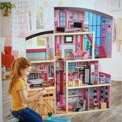 KidKraft Wooden Dollhouse Shimmer Mansion For 12” Dolls