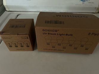 Black light bulbs