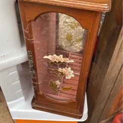 Small Wooden Jewelry Box 
