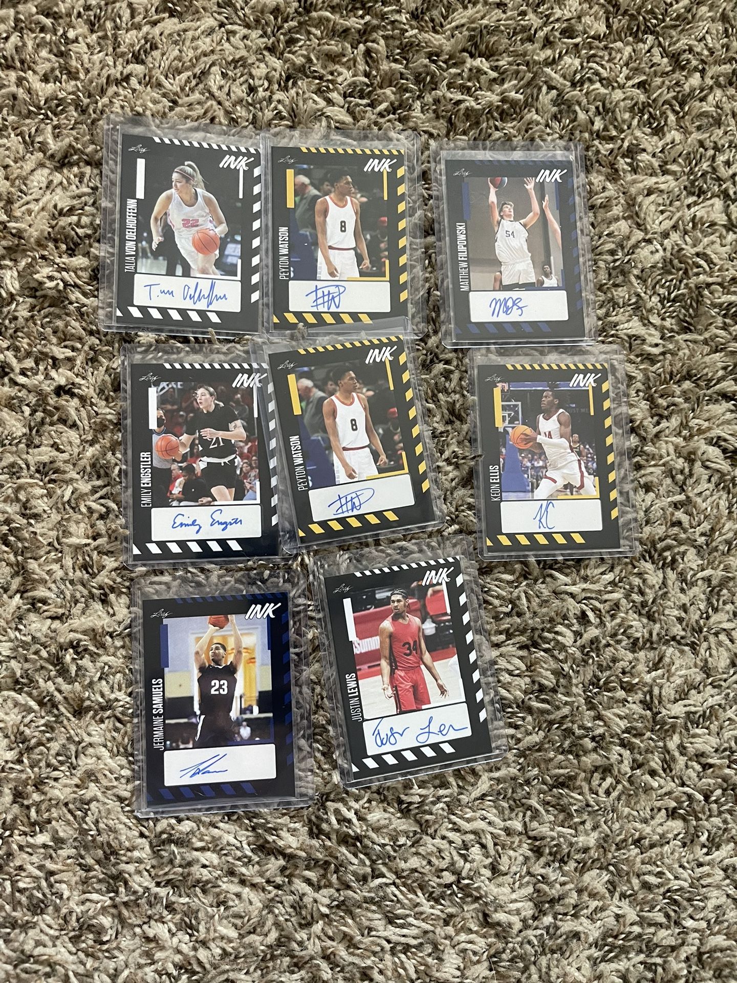 2023-24 Leaf Ink Basketball Trading Card