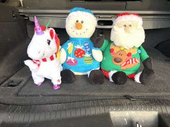 Big Christmas stuffed animals
