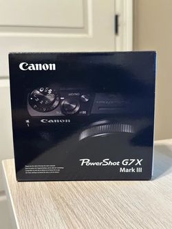 Canon PowerShot G7 X Mark III 20.1MP Point & Shoot Digital Camera NEW - Black