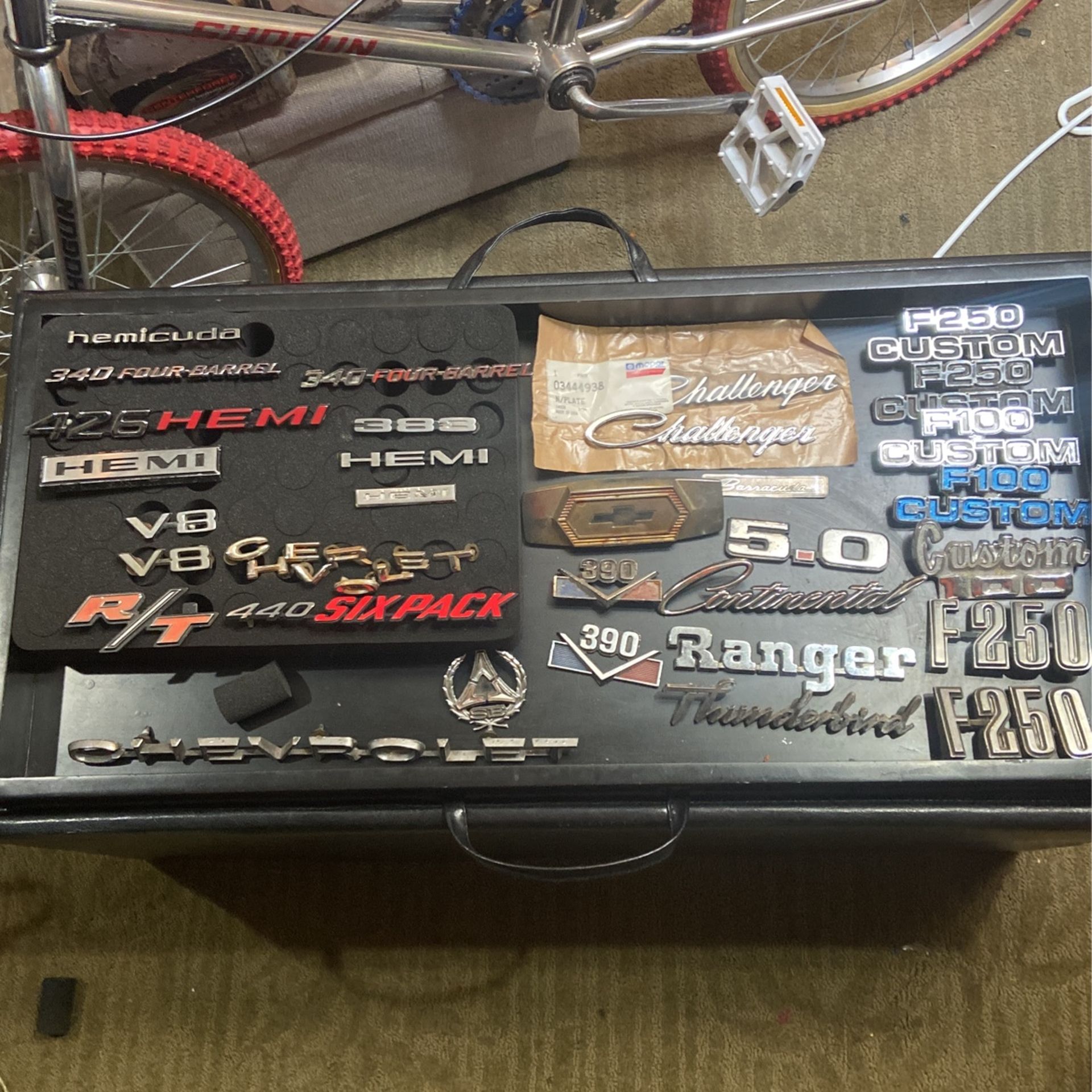 Various Vintage Car Automobile Emblems