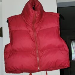 Ladies Puffer Vests Both Size Small 