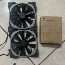 NZXT Fan/RGB Controller With 140mm RGB V1 Fans