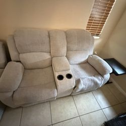 Couch And Love Seat With Recliners