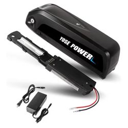 E-Bike Down Tube Battery 48V 13Ah 4-pin with USB Port fit for 250W-750W Motor