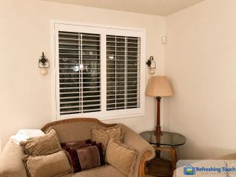 Sliding Patio Door Shutters Plantation, Bypass, Bifold, Installed 909‑681‑7003