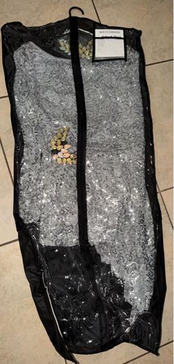 Weissman Silver Sequin Dance Costume