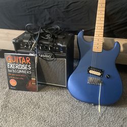 Guitar Amp And Beginner Guitar Exercises Book - Perfect For New Players 