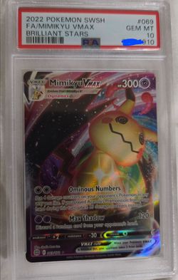 PSA 10 Mimikyu VMAX Full Art 069/172 Brilliant Stars