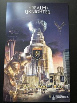 Golden Knights Championship Posters