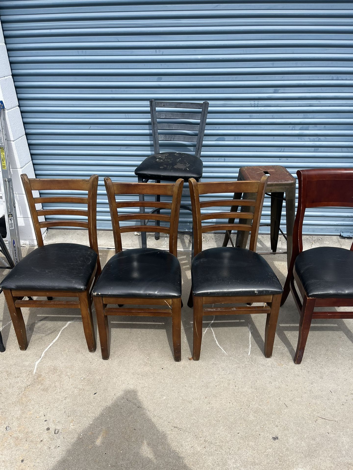 Restaurant Chairs 5 Dollars Each