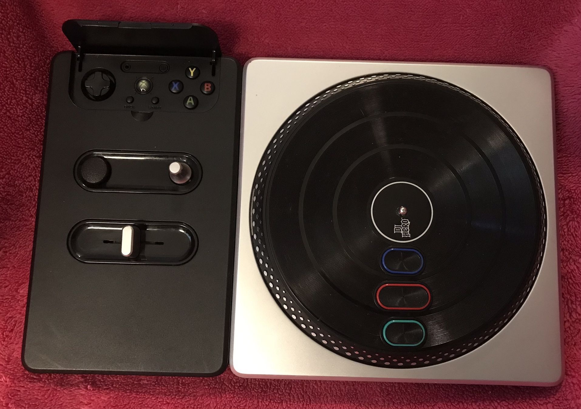 XBOX 360 DJ HERO Turntable Game Controller LIKE NEW!