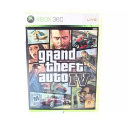 Xbox 360 Grand Theft Auto 4 IV + Map Complete CIB Tested Resurfaced Clean Mint