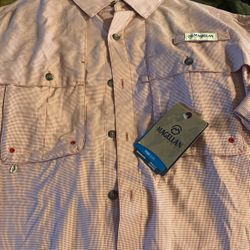 Mens Size Large Fishing Shirt