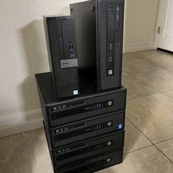 Computers Lot 6X HP & Dell PCs
