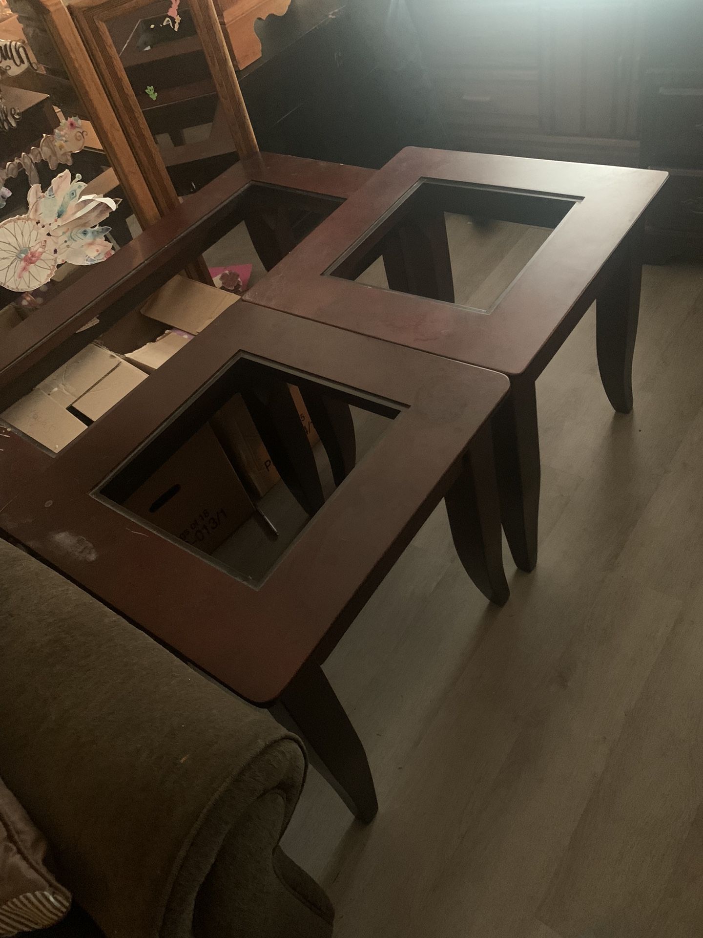 Coffee Table With Matching End Stands