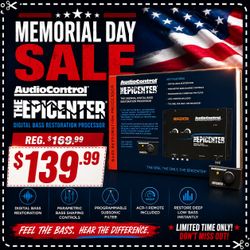 AudioControl The Original Epicenter Bass Booster Subwoofer Processor With Knob Control 🚨 Payment Options Available 🚨 No Credit Needed 🚨