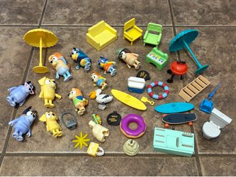 Bluey doll house action figures