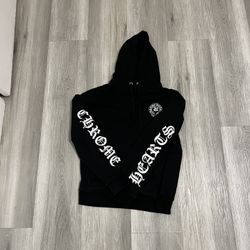 Black And White Chrome Hearts Hoodie Size M