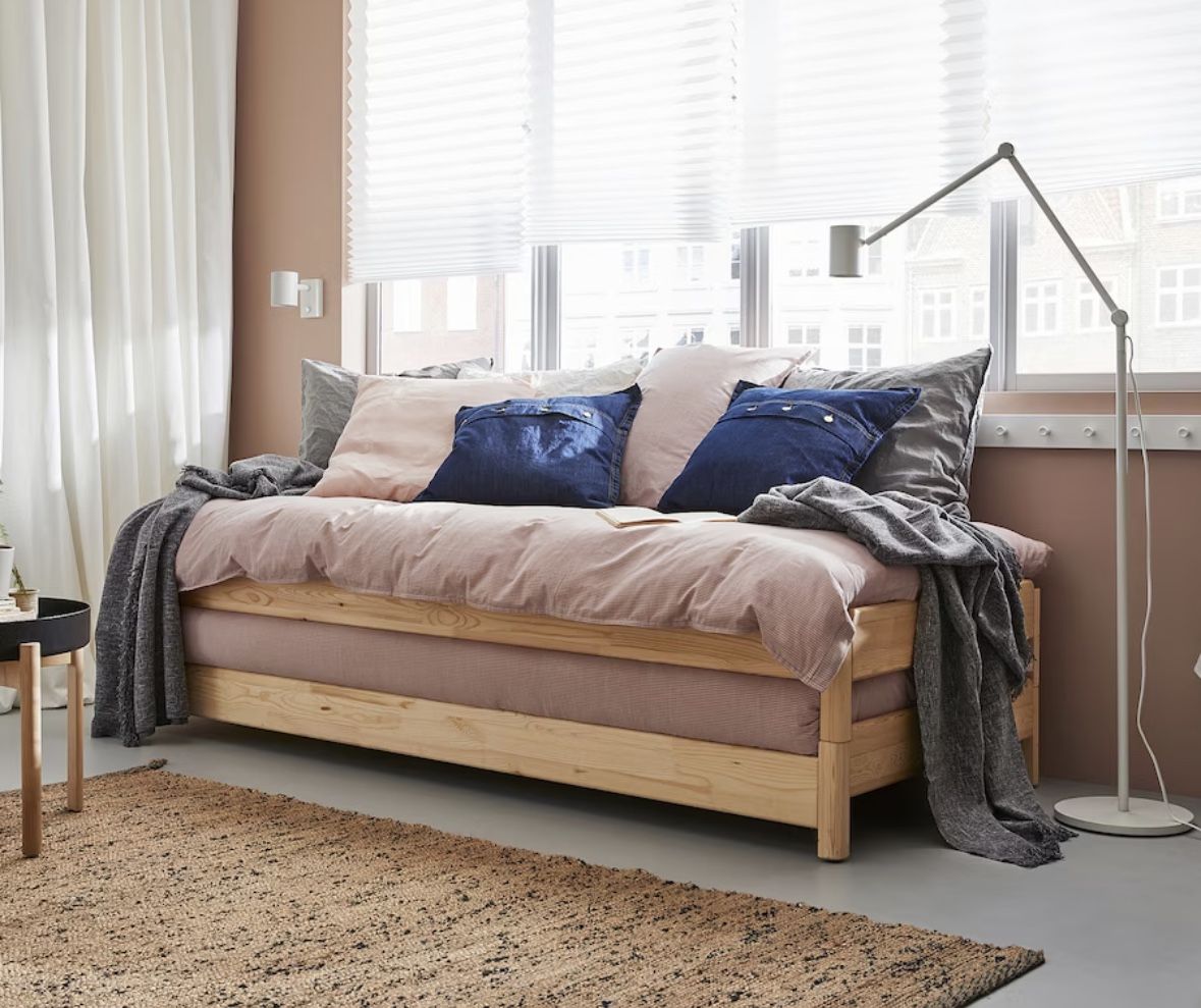 IKEA Stackable Twin Beds And Mattresses BARELY USED [Utaker Frame +Morgedal Mattress]