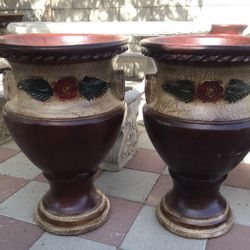 New Flower Pots Made Out Of Clay 