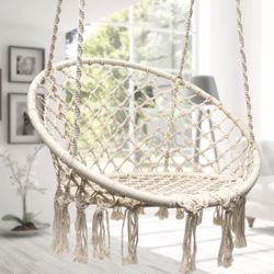 NEW Rope Hanging Chair Swing With All Installation Accessories 