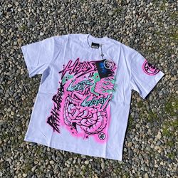White Hellstar No Guts No Glory Tee Size Large
