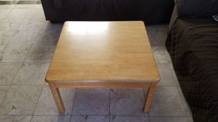 Wooden sturdy table