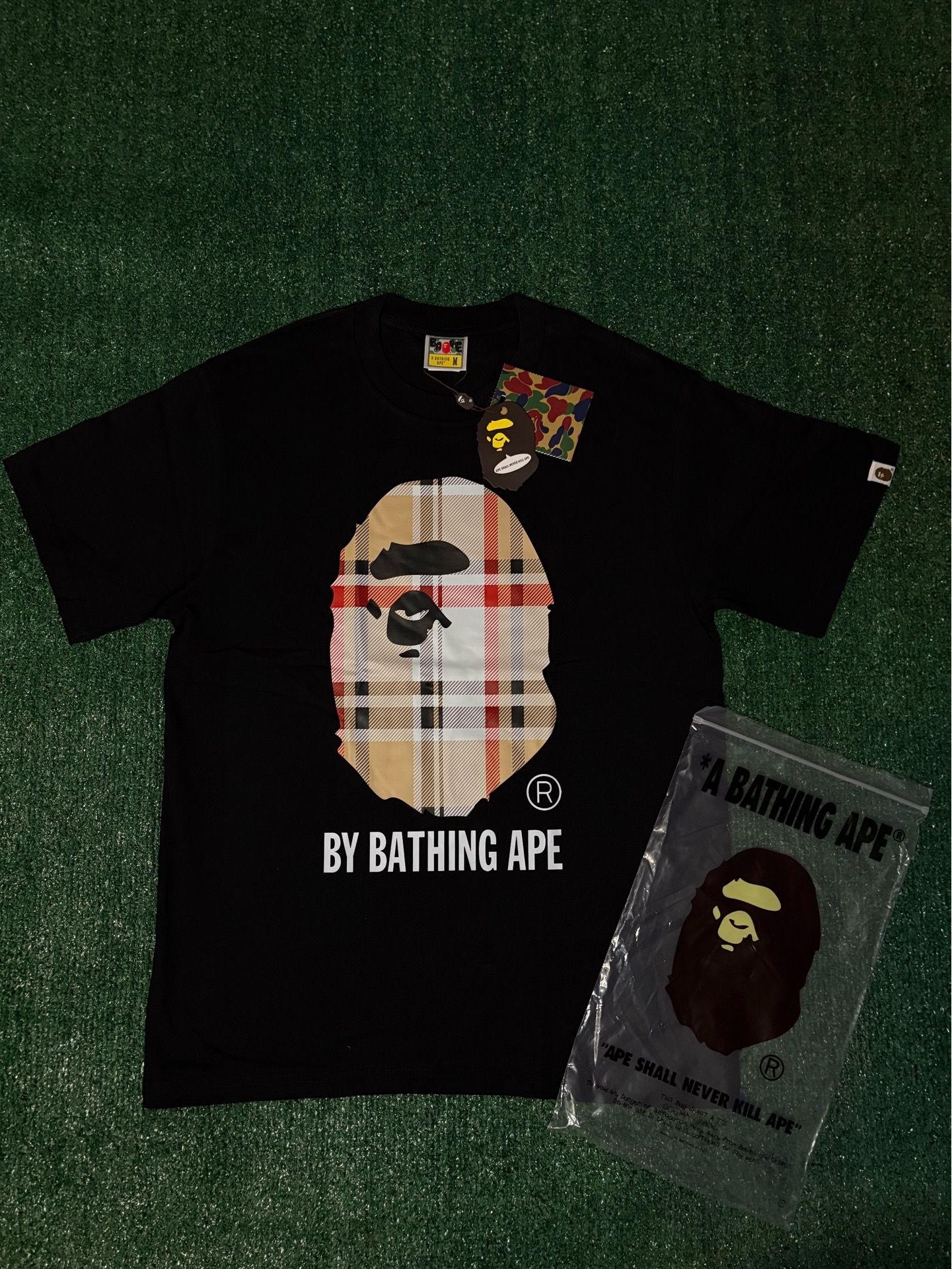 Burberry Bape T shirt size (All Sizes)