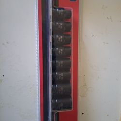 8 Piece 1/2"Drive Impact Sockets
