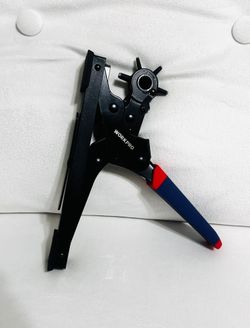 Desktop Leather Hole Punch Set