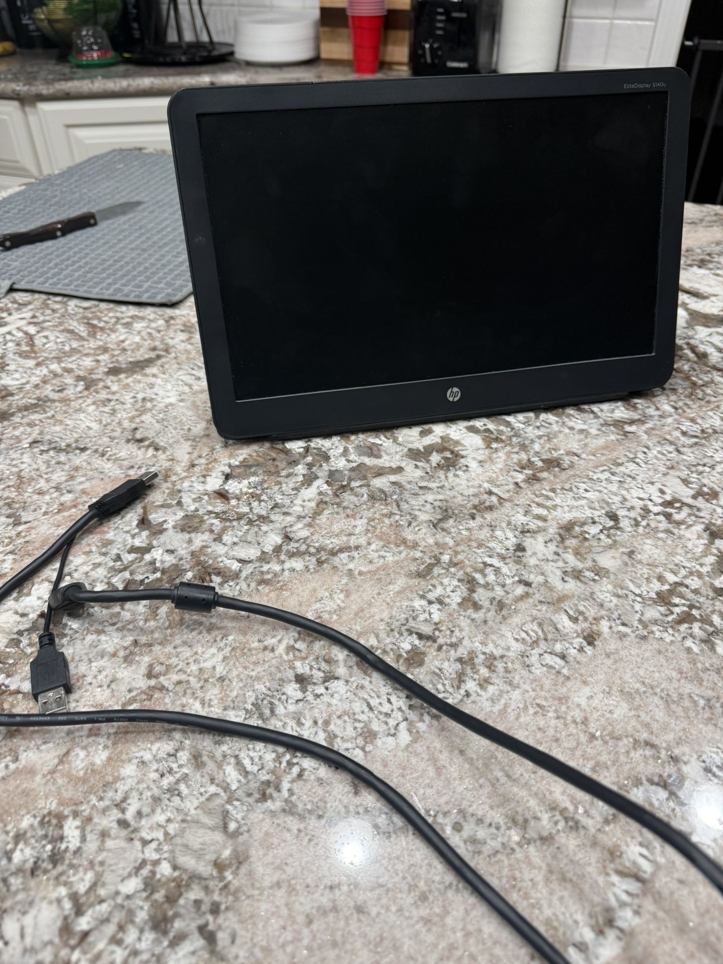 HP EliteDisplay S140u 14” Portable USB Monitor