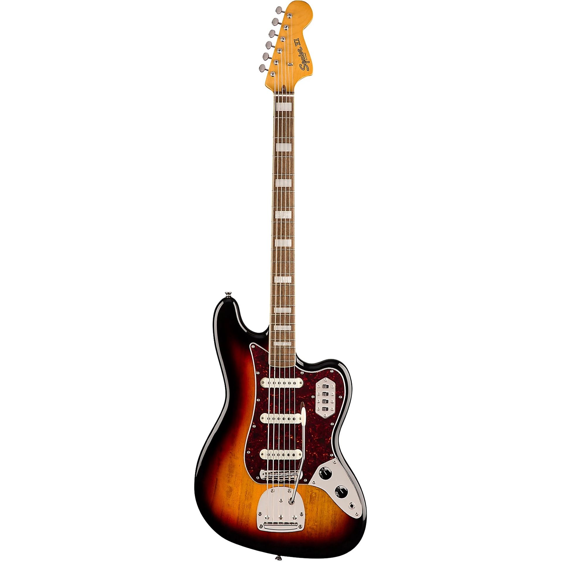 Squier by Fender Classic Vibe Bass VI Laurel 3-Color Sunburst