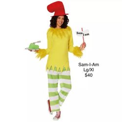 Dr Seuss Sam-I-am Halloween Costume 