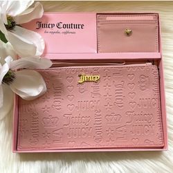 LT17) NIB Juicy Couture Wristlet & ID Card