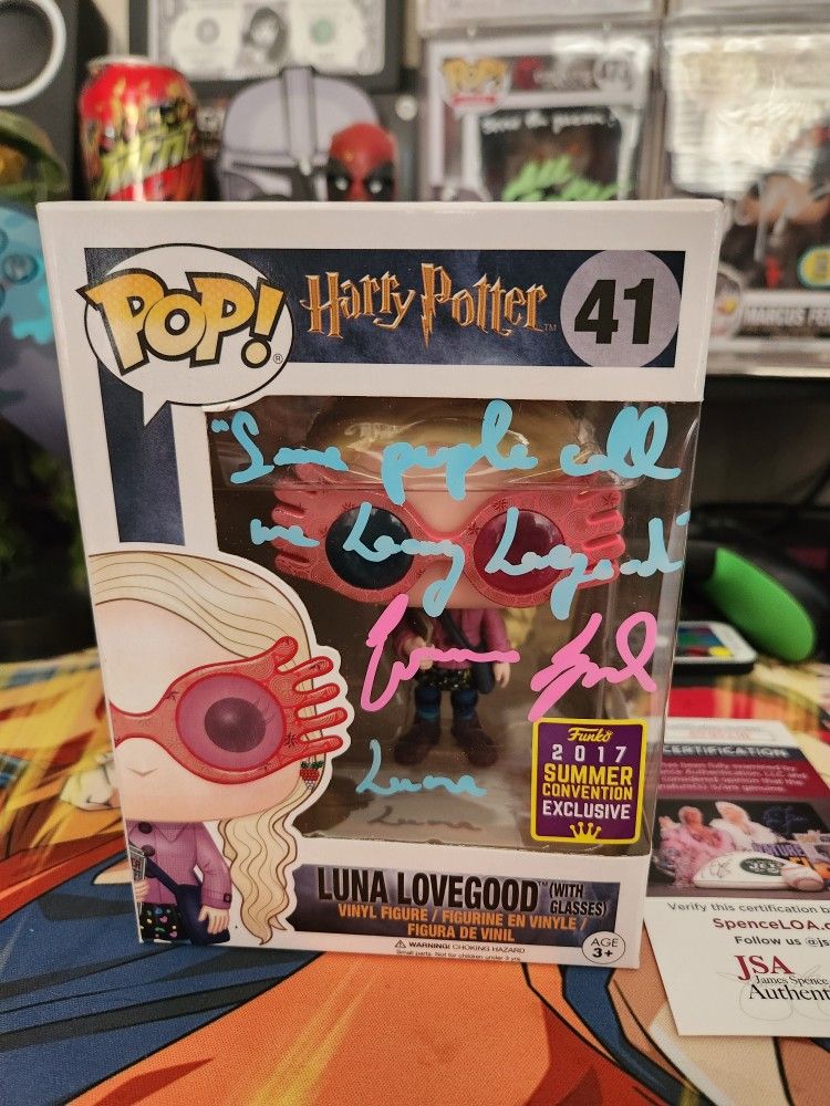 Signed Funko Luna Lovegood