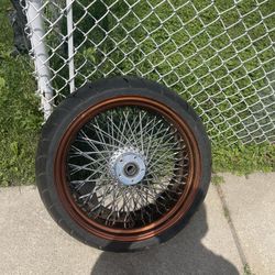 Bike Rear Wheel And Tire 