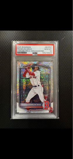 2025 Bowman Franklin Arias 1st Bowman Mini Diamond #BCP67 PSA 10