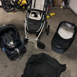 Uppababy stroller and Mesa Car seat