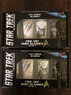 Star Trek Shot Glasses