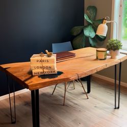 Live Edge Desk 