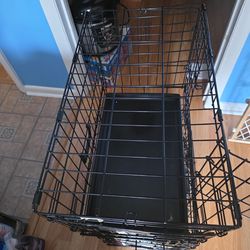 Double Door Foldable Pet Crate
