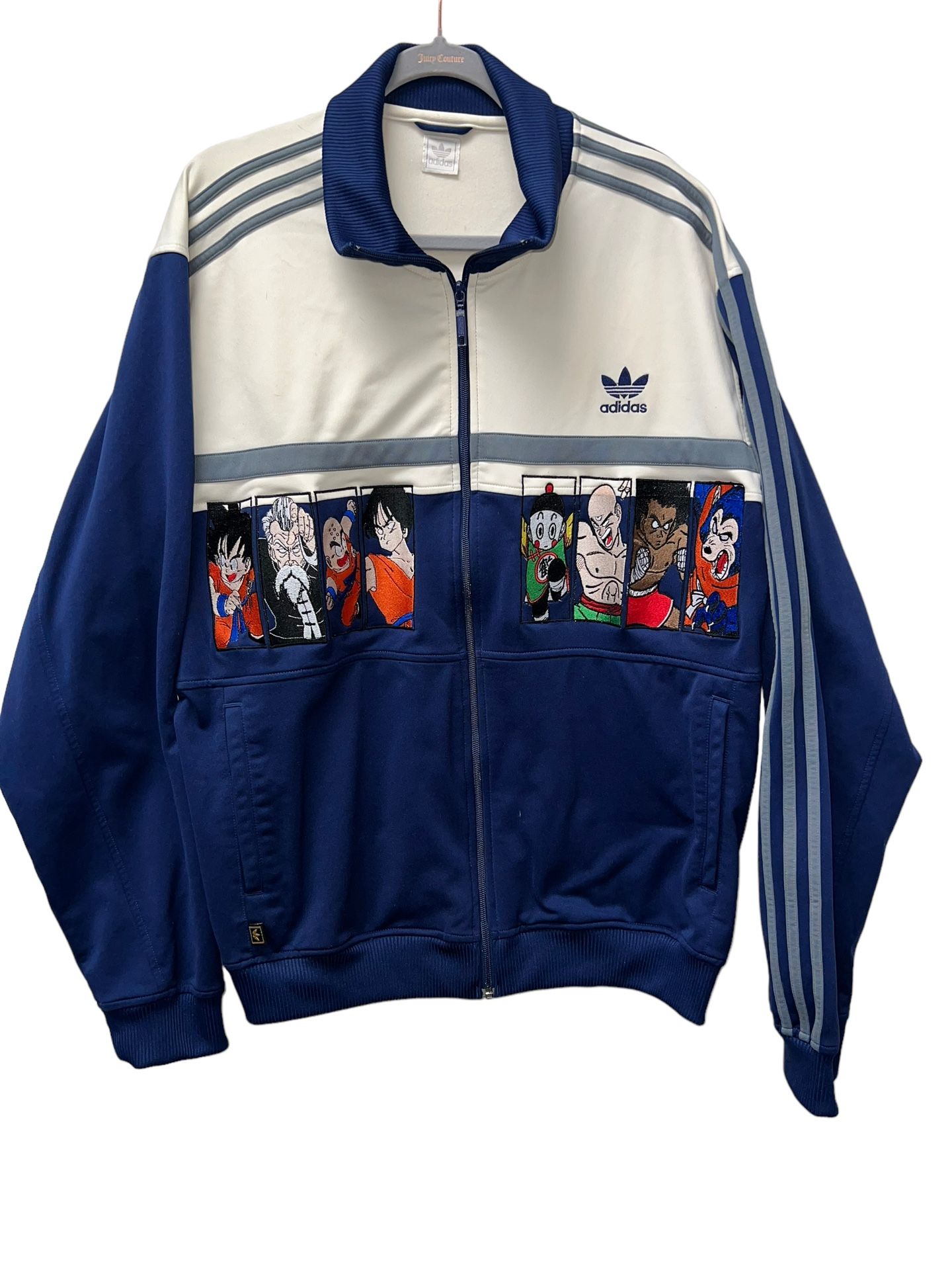 Dragon Ball Z Stitched Embroidery zip up jacket 90s rare Goku anime